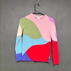 Boden Pink and Purple Sweater